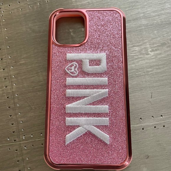Pink Glitter iphone 12 /12 pro cover soft case - Picture 2 of 7